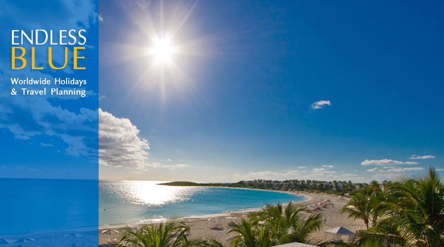 Luxury Caribbean beach holidays Anguilla.  World wide destinations.  Luxury travel arrangements and hotels, villas and individual accommodation